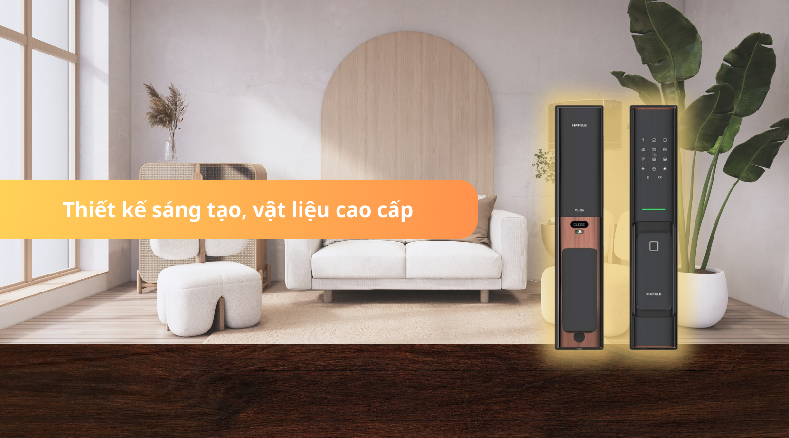 Thiết kế sáng tạo, vật liệu cao cấp